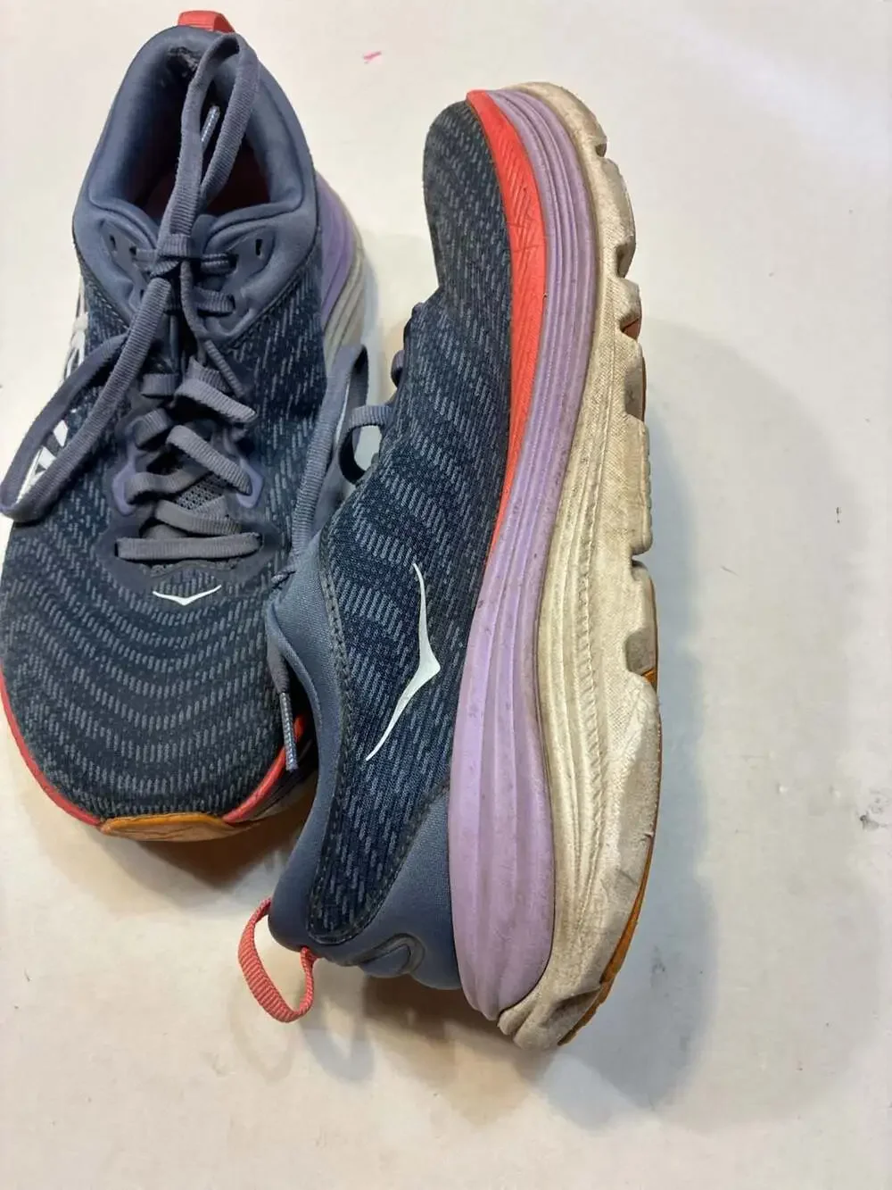 Hoka Gaviota 5 Anchor Grapefruit Women's Running Shoes